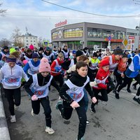 Массовый легкоатлетический забег в Долинске